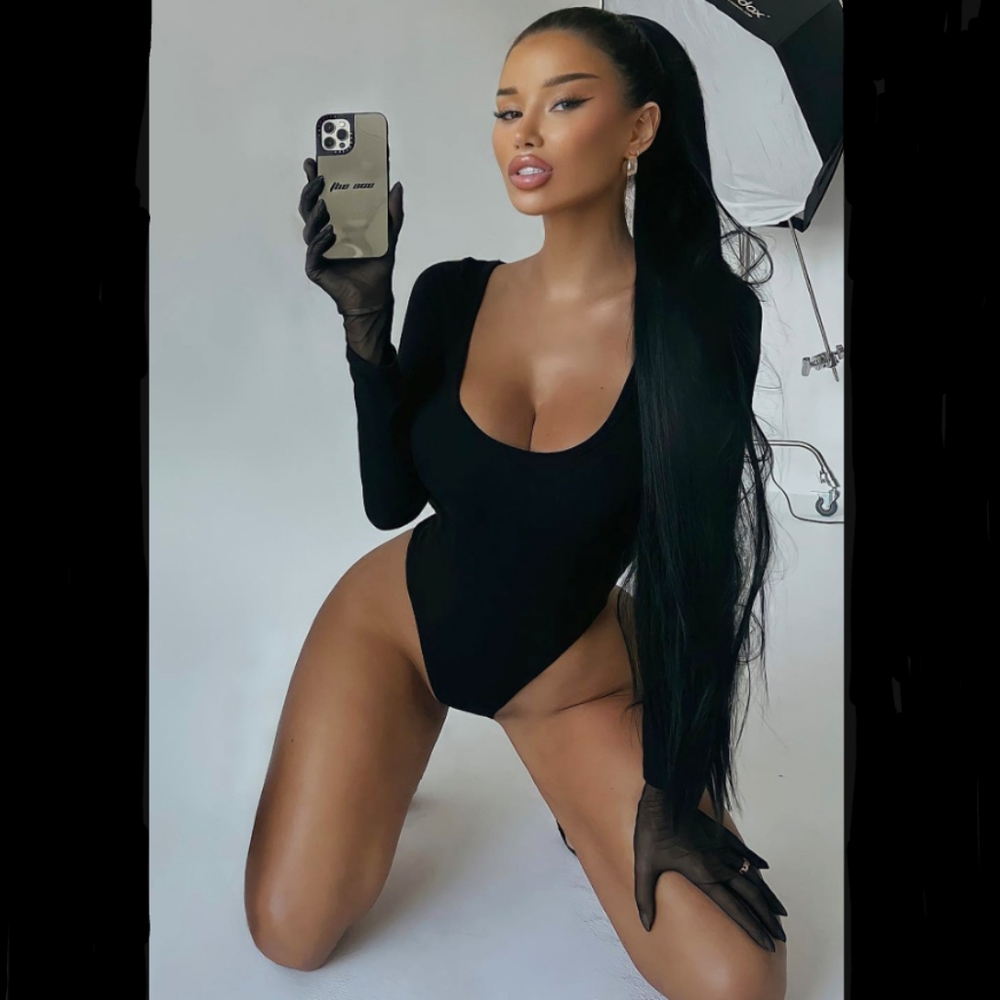 Anything But Square Long Sleeve Bodysuit